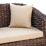 Лаунж зона серии DERONG ANTALYA на 5 персон с трехместным диваном цвет коричневый из плетеного искусственного ротанга