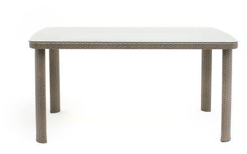 Комплект мебели серии VENTURA BROWN (Вентура) на 6 персоны со столом 150х85 из плетеного искусственного ротанга