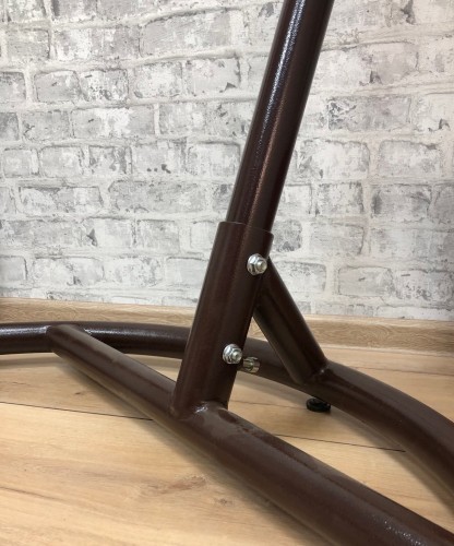Подвесное кресло BUENO LIGHT (стандарт) коричневое из искусственного ротанга