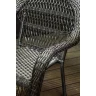 Кресло GIZA (Гиза) коричневое из искусственного ротанга