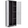 Шкаф Linear utility cabinet  пластиковый двухстворчатый с 3-мя полками с право