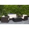 Комплект мебели для отдыха MILANO (МИЛАНО) 0012 из плетеного искусственного ротанга цвет коричневый