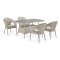 Комплект мебели VENTURA (Вентура) T198C/Y79C на 4 персоны со столом 140х80 из искусственного ротанга