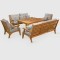 Комплект мебели VERANDA (Веранда) со столом 120х75 на 7 персон из дерева ироко