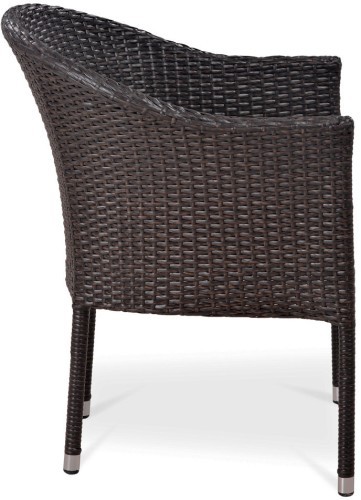 Кресло MONIKA (Моника) Y350G-W53 коричневое из искусственного ротанга