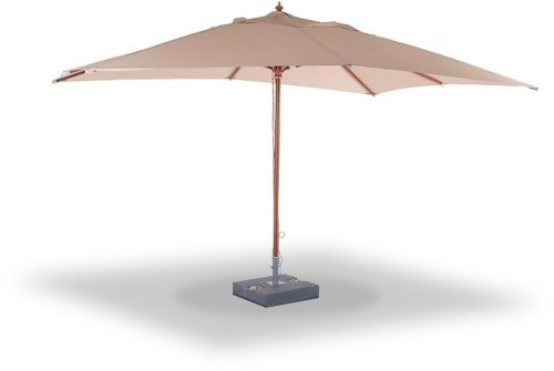 Зонт для кафе ДЖУЛИЯ 4х3 уличный на центральной опоре из дерева