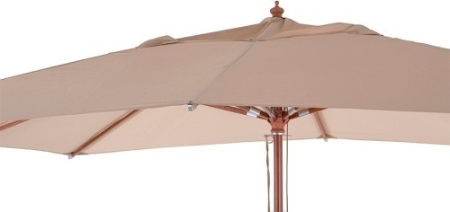 Зонт для кафе ДЖУЛИЯ 4х3 уличный на центральной опоре из дерева