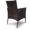 Комплект мебели СОЛОМОН коричневый на 7 персон со столом 160х90 из искусственного ротанга