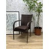 Кресло MILAN (Милан) 0009-1 коричневое из искусственного ротанга