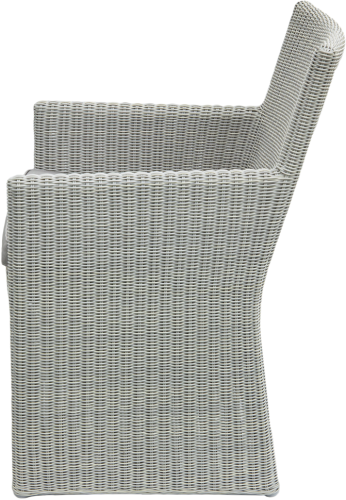 Обеденная группа серии BIZZOTTO GRAYSUN на 8 персон стол 270х106 цвет серый из плетеного искусственного ротанга