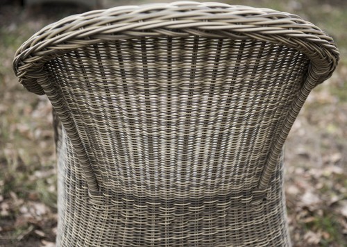 Кресло серии РАВЕННА обеденное соломенное из искусственного ротанга
