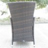 Комплект мебели серии САНЗЕНИ-130 KM-1302 (коричневый) обеденная группа на 4 персоны из плетеного искусственного ротанга