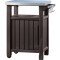 Стол для барбекю UNIT 105L (Юнит) малый размером 82x52x90 цвет коричневый