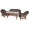Комплект мебели CHELSEA (Челси) на 4 персоны со столом 170х90 коричневый из искусственного ротанга
