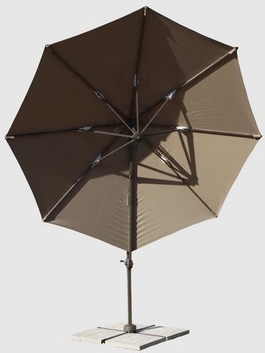 Зонт для кафе AFM-300T из полиэстера, цвет коричневый