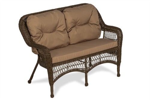 Комплект мебели GIZA MEDISON PREMIUM (Гиза Мэдисон) на 6 персон светло коричневый из искусственного ротанга