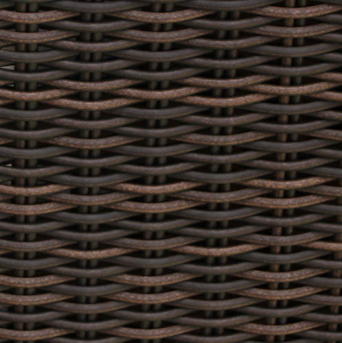 Лаунж зона серии DARINITI (Даринити) на 7 персон с трехместным и двухместным диваном из плетеного искусственного ротанга цвет коричневый