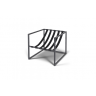Кресло серии ЛИОН черное из алюминия