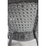 Кресло DECO (Деко) серый из искусственного ротанга