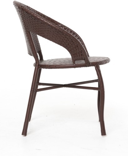 Кресло MIKA (Мика) GG-04-06B коричневое из искусственного ротанга