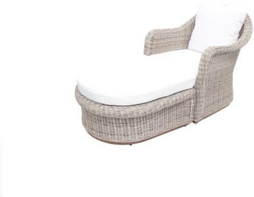 Лаунж зона серии YUHANG на 5 персоны с трехместным диваном серого цвета из плетеного искусственного ротанга