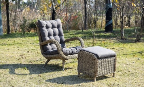 Кресло серии ТОЛЕДО соломенное из искусственного ротанга