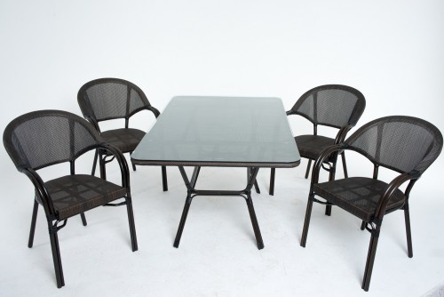 Стол MARGO (Марго) темно коричневый размером 150х90