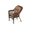 Кресло MEDISON PREMIUM (Мэдисон) коричневое из искусственного ротанга