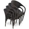 Комплект мебели АВРОРА d96 4+1 искусственный ротанг Т220CВТ-Y290В-(W52)