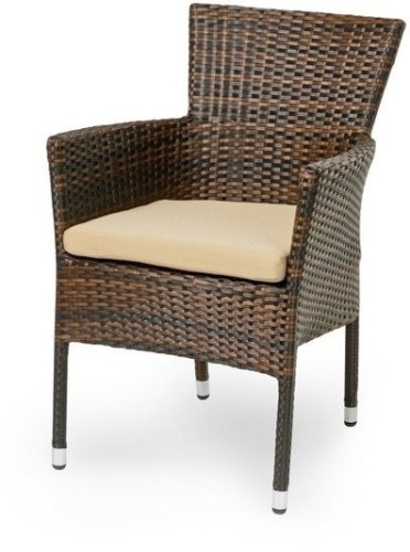 Кресло серии AROMA (Арома) темно-коричневое из искусственного ротанга