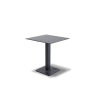 Стол для кафе RC658 размером 64х64 черного цвета с чугунным подстольем