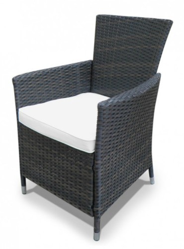 Кресло плетеное KVIMOL KM-0317 коричневое из искусственного ротанга