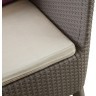 Комплект мебели SALEMO SET 3 (Салемо сет) цвет капучино из пластика под фактуру искусственного ротанга