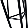 Стол обеденный РУССО размером 150х80 столешница HPL цвет серый гранит подстолье сталь
