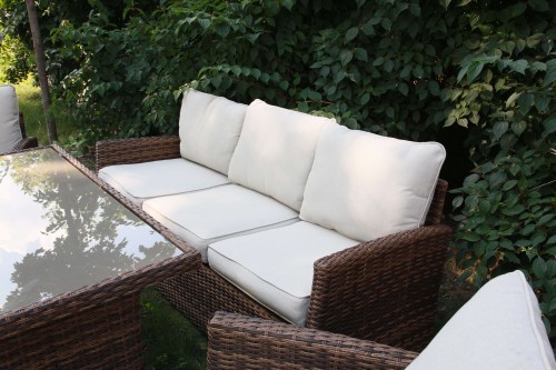 Комплект мебели ZOYA (Зоя) коричневый из искусственного ротанга